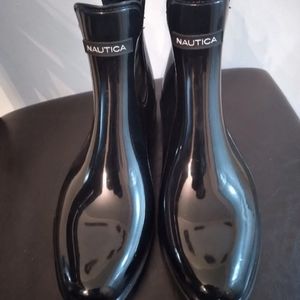Nautica ankle rain boots size 10